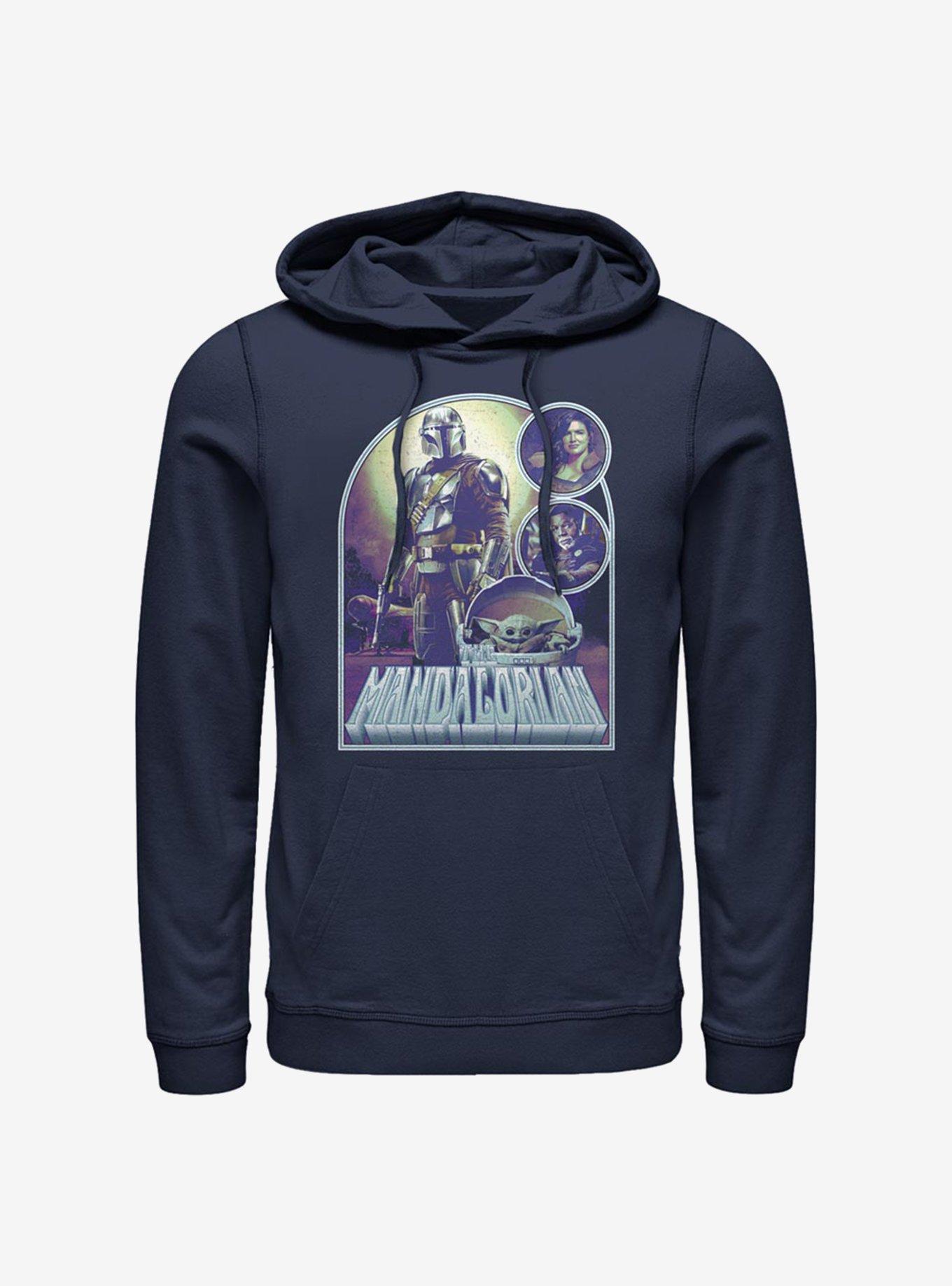 Star Wars The Mandalorian Bounty Jobs Hoodie, NAVY, hi-res