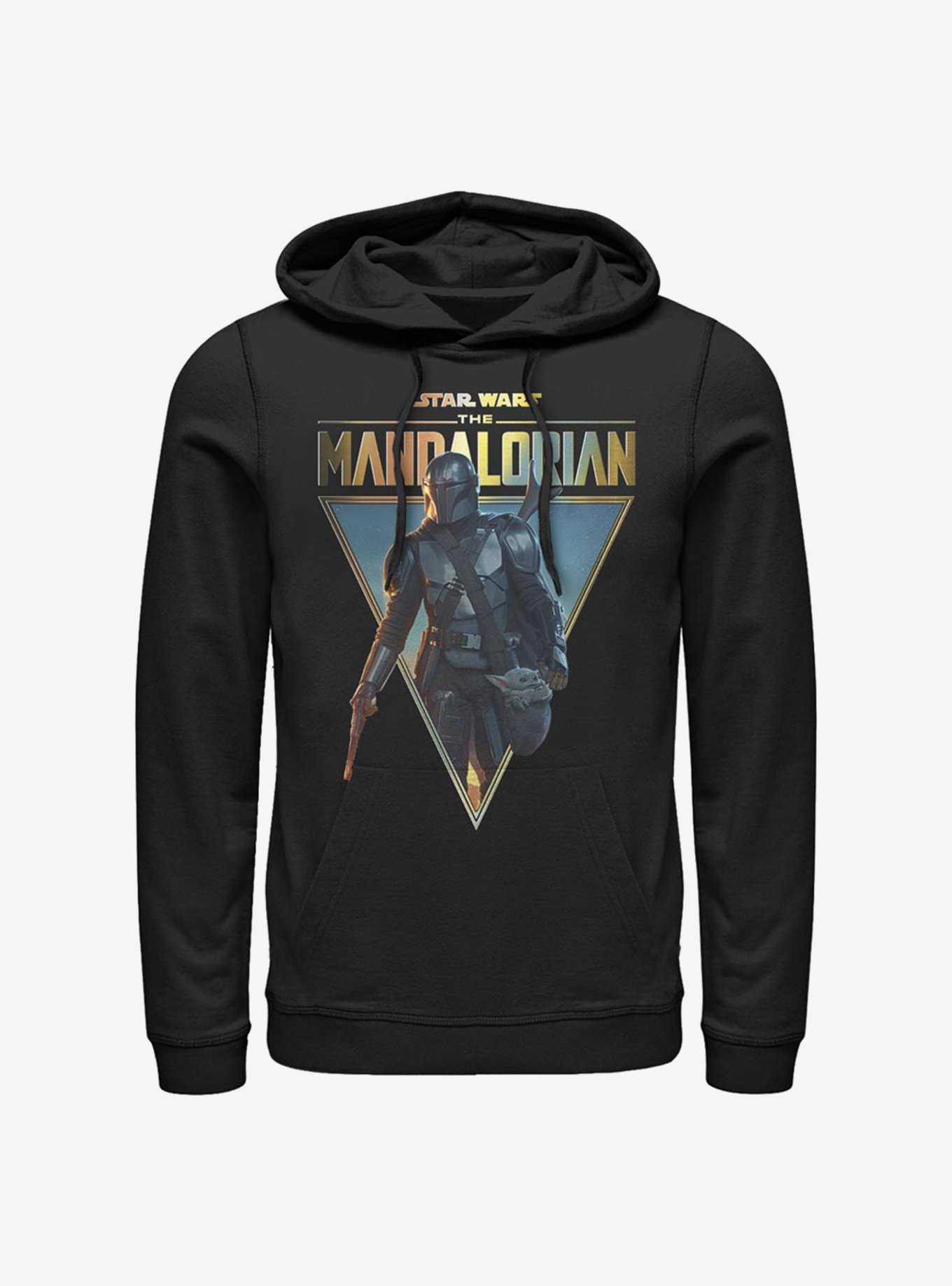 Star Wars The Mandalorian Mando And The Child Poster Hoodie, , hi-res