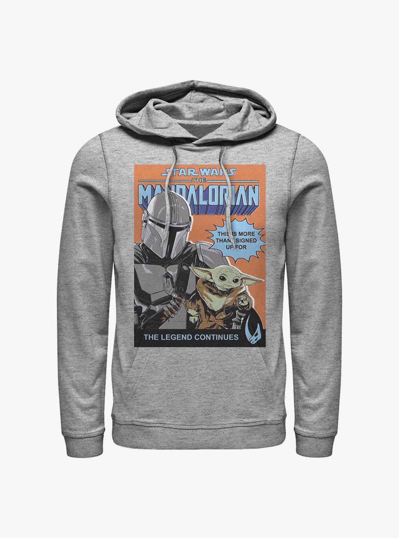 Star Wars The Mandalorian Signed Up For The Child Comic Poster Hoodie, , hi-res