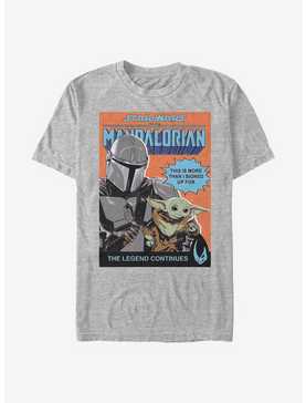 Star Wars The Mandalorian Signed Up For The Child Comic Poster T-Shirt, , hi-res