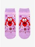 Disney Mulan Mushu Floral No-Show Socks, , hi-res