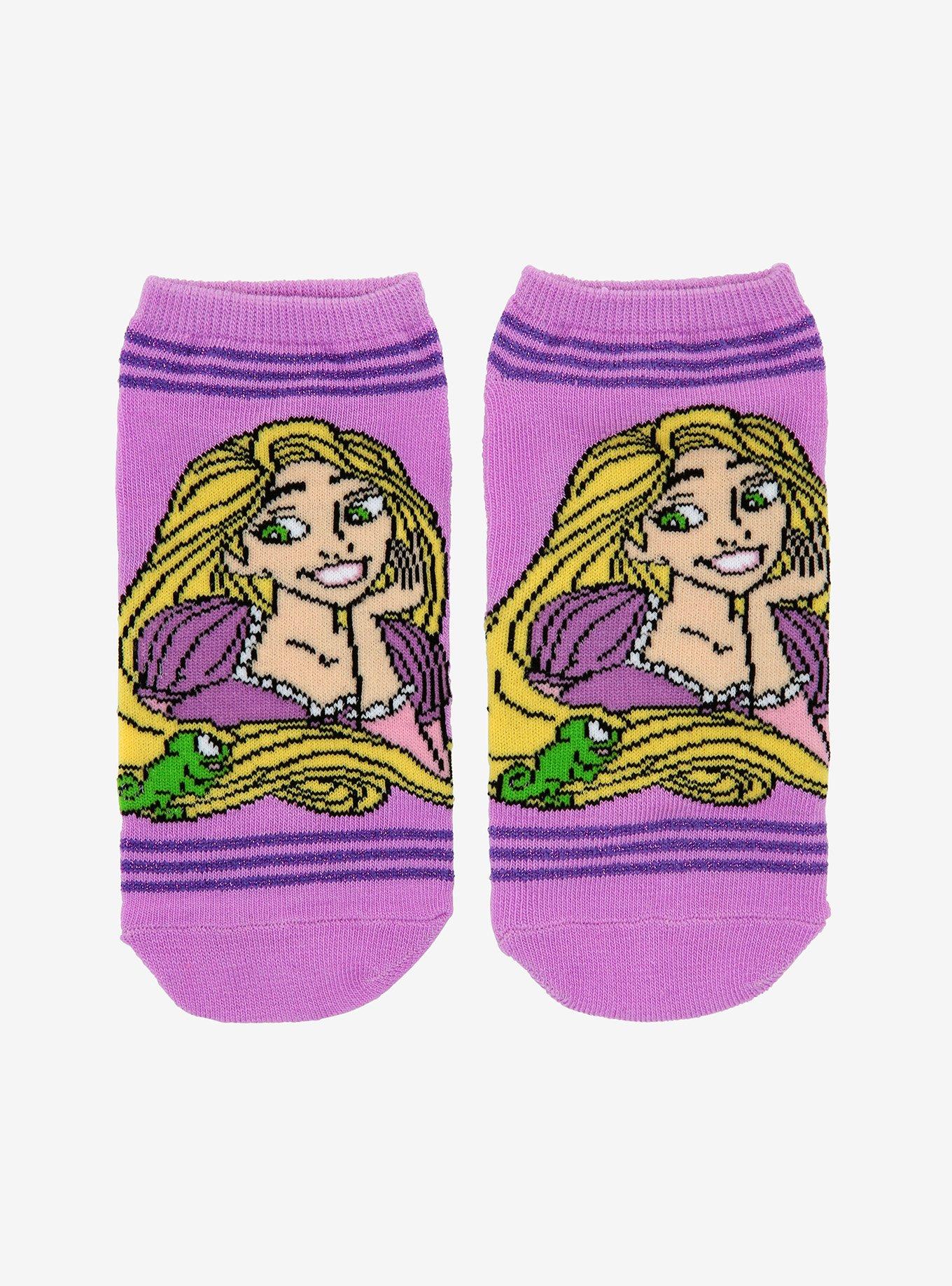 Disney Tangled Rapunzel & Pascal No-Show Socks, , hi-res