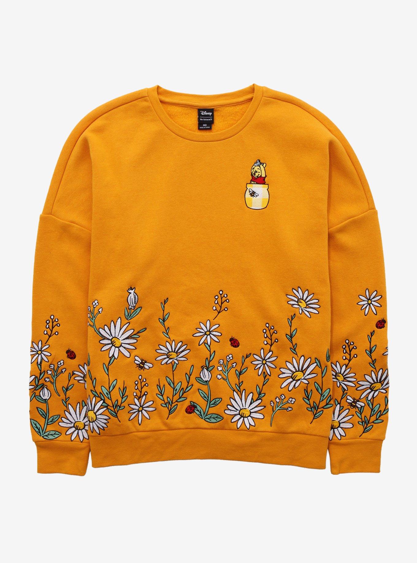 Disney Winnie the Pooh Wildflower Crewneck, MULTI, hi-res