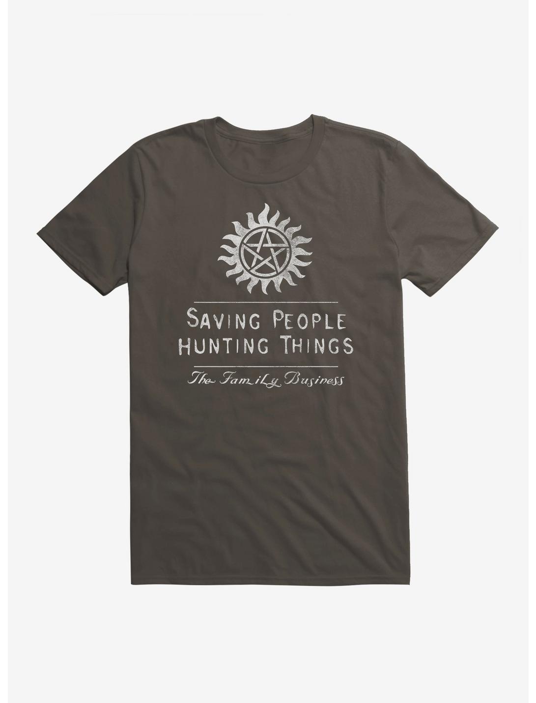 Supernatural The Family Business T-Shirt, SMOKE, hi-res
