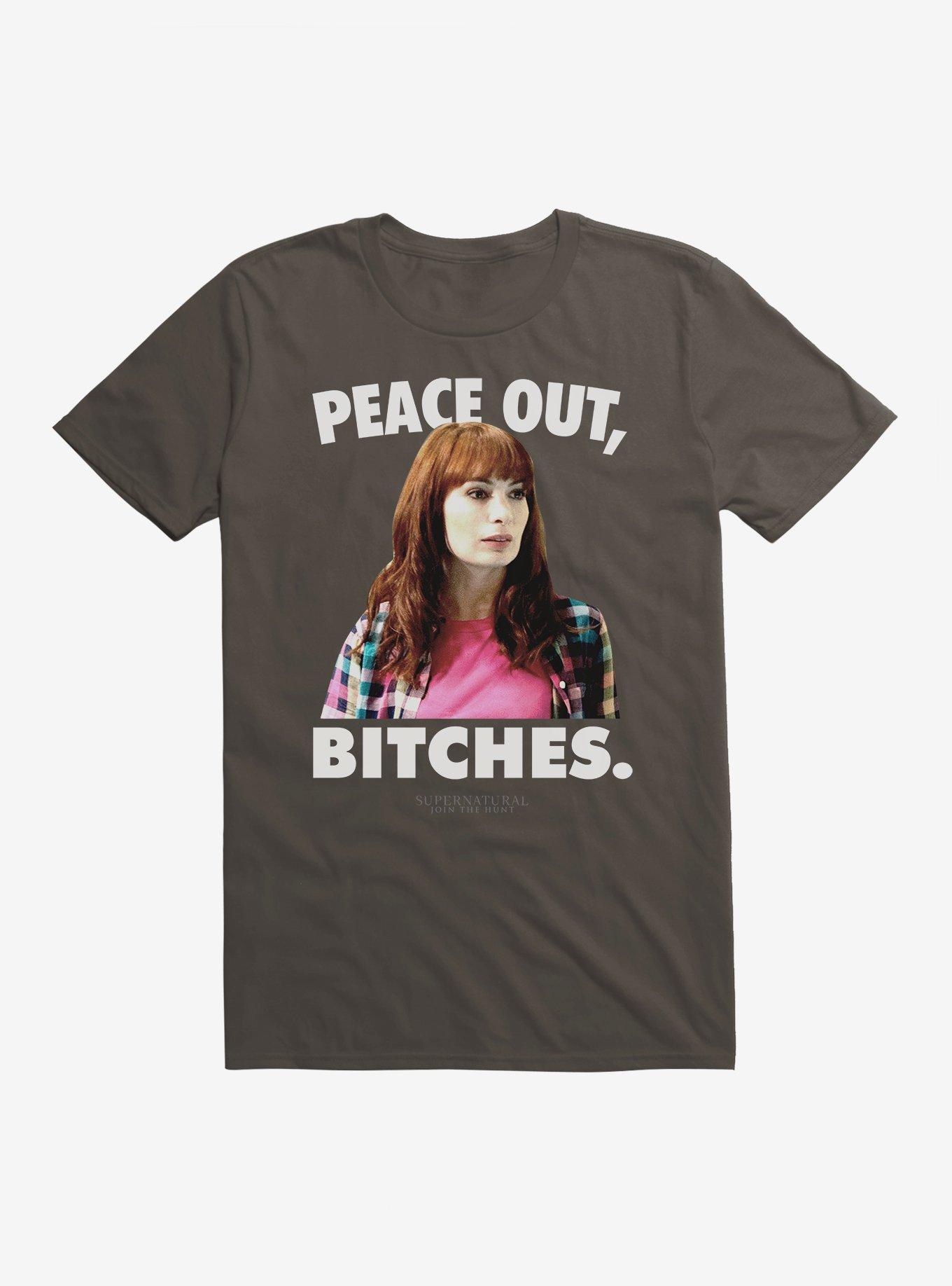 Supernatural Peace Out Charlie T-Shirt, SMOKE, hi-res