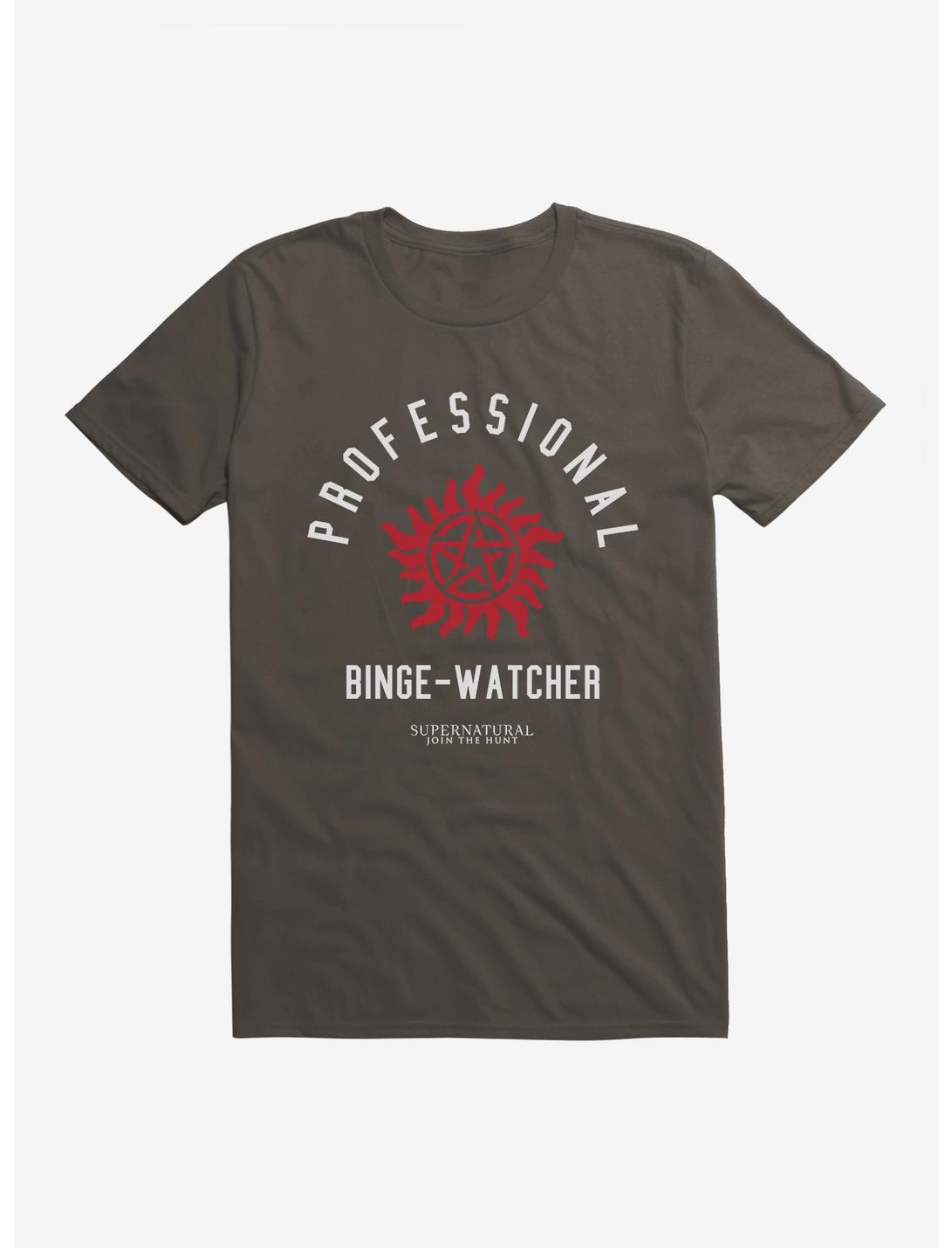 Supernatural Professional Binge-Watcher T-Shirt, , hi-res