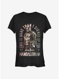 Star Wars The Mandalorian Signed Up Girls T-Shirt, BLACK, hi-res