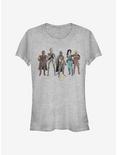 Star Wars The Mandalorian The Child And Friends Girls T-Shirt, ATH HTR, hi-res
