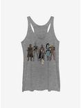 Star Wars The Mandalorian The Child And Friends Girls Tank, GRAY HTR, hi-res