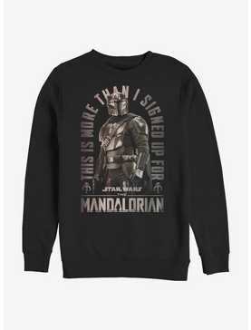 Star Wars The Mandalorian Signed Up Crew Sweatshirt, , hi-res