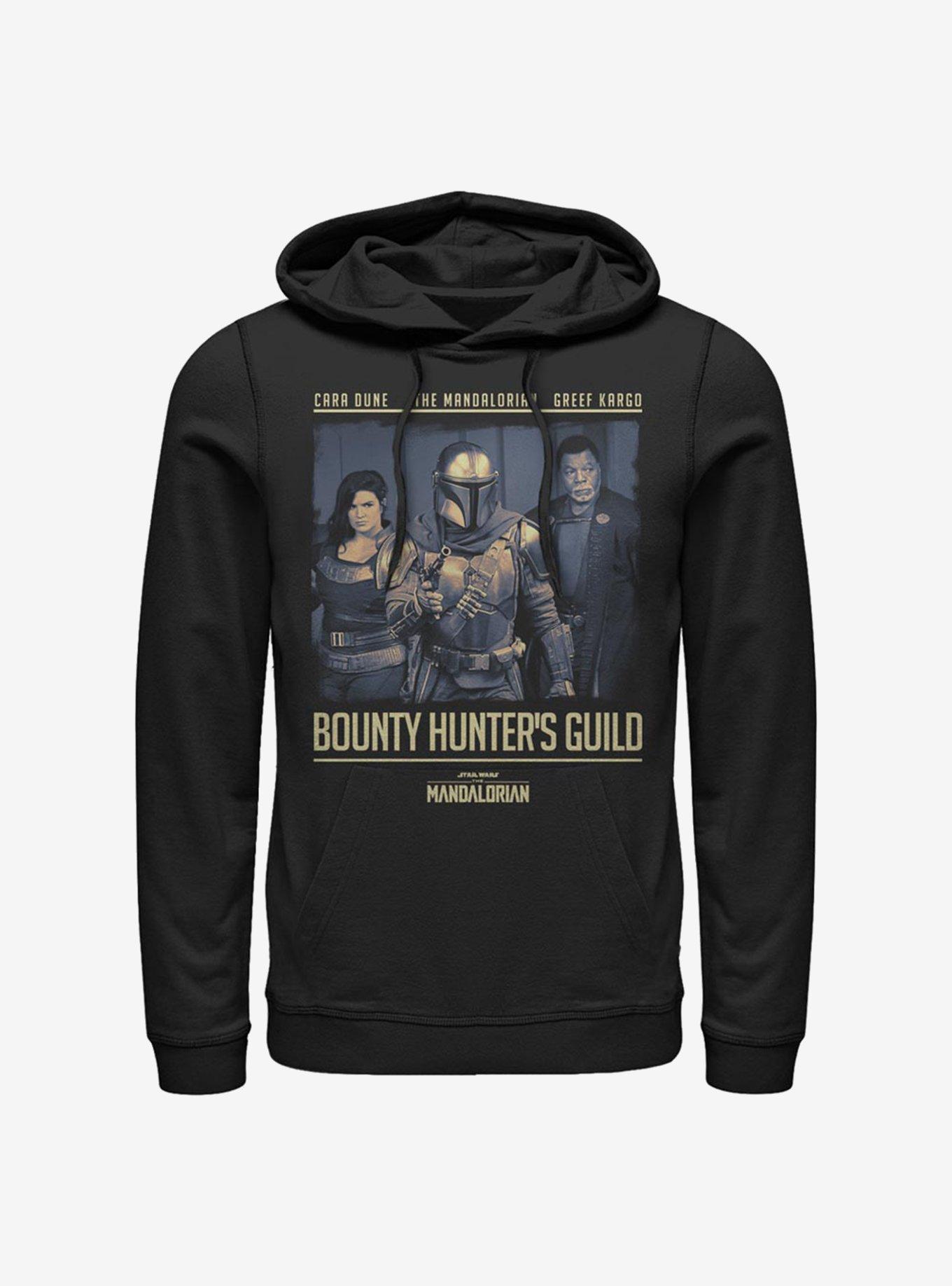 Star Wars The Mandalorian Bounty Hunter's Guild Hoodie, BLACK, hi-res