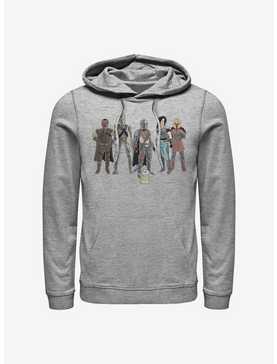 Star Wars The Mandalorian The Child And Friends Hoodie, , hi-res