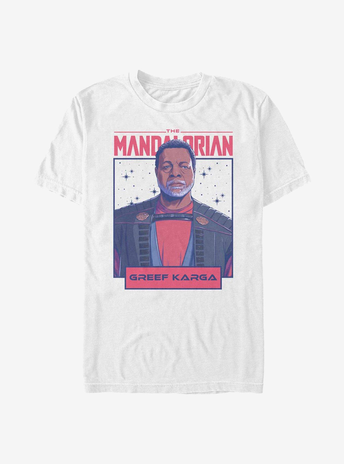 Star Wars The Mandalorian Greef Karga Stellar T-Shirt, WHITE, hi-res