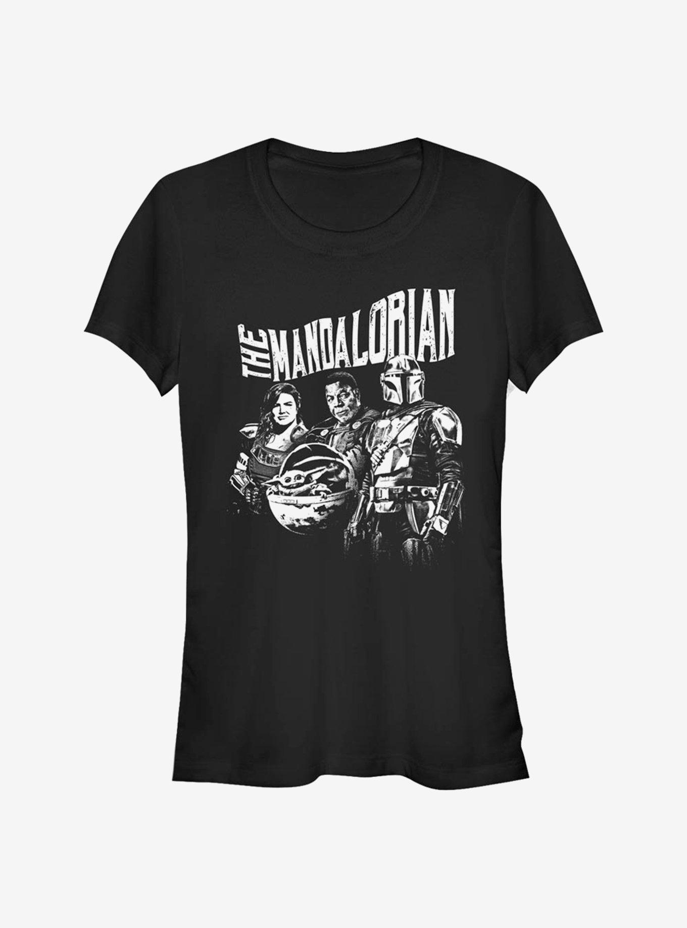 Star Wars The Mandalorian Hunter's Guild Girls T-Shirt, BLACK, hi-res