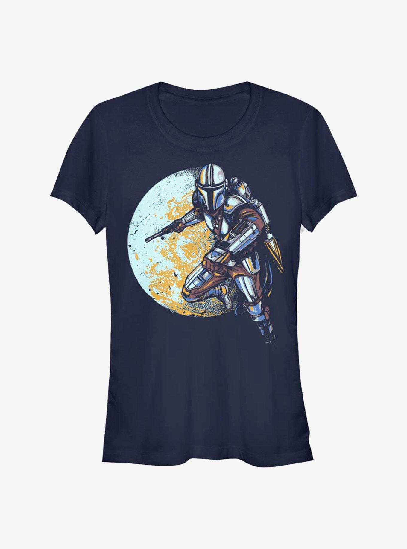 Star Wars The Mandalorian Moondo Lorian Girls T-Shirt, NAVY, hi-res