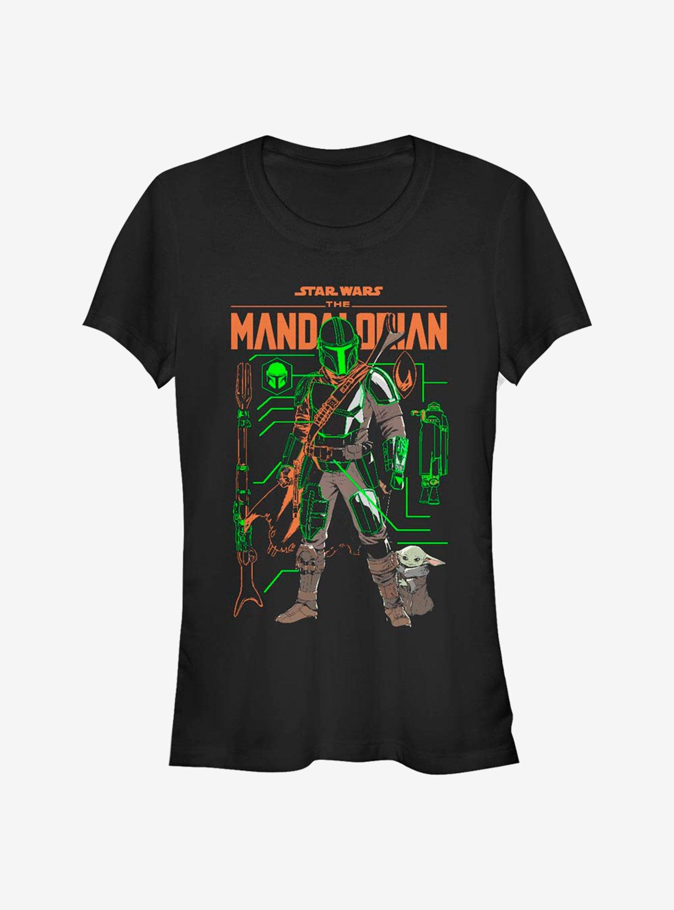 Star Wars The Mandalorian Schemed Up Girls T-Shirt, , hi-res