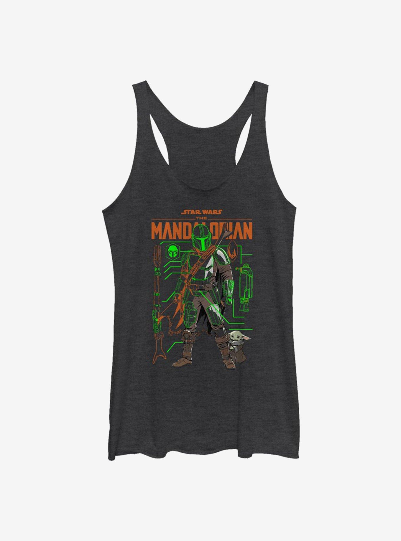 Star Wars The Mandalorian Schemed Up Girls Tank