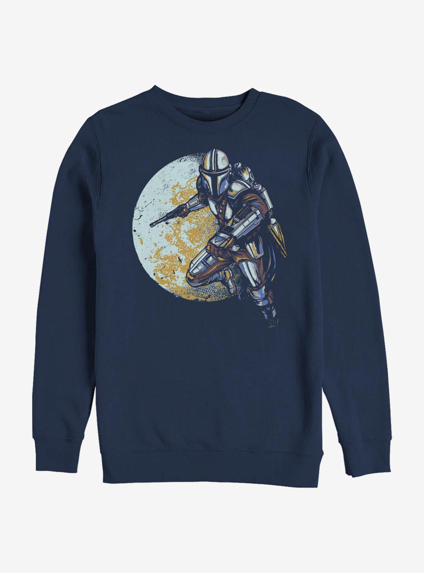 Star Wars The Mandalorian Moondo Lorian Crew Sweatshirt, NAVY, hi-res