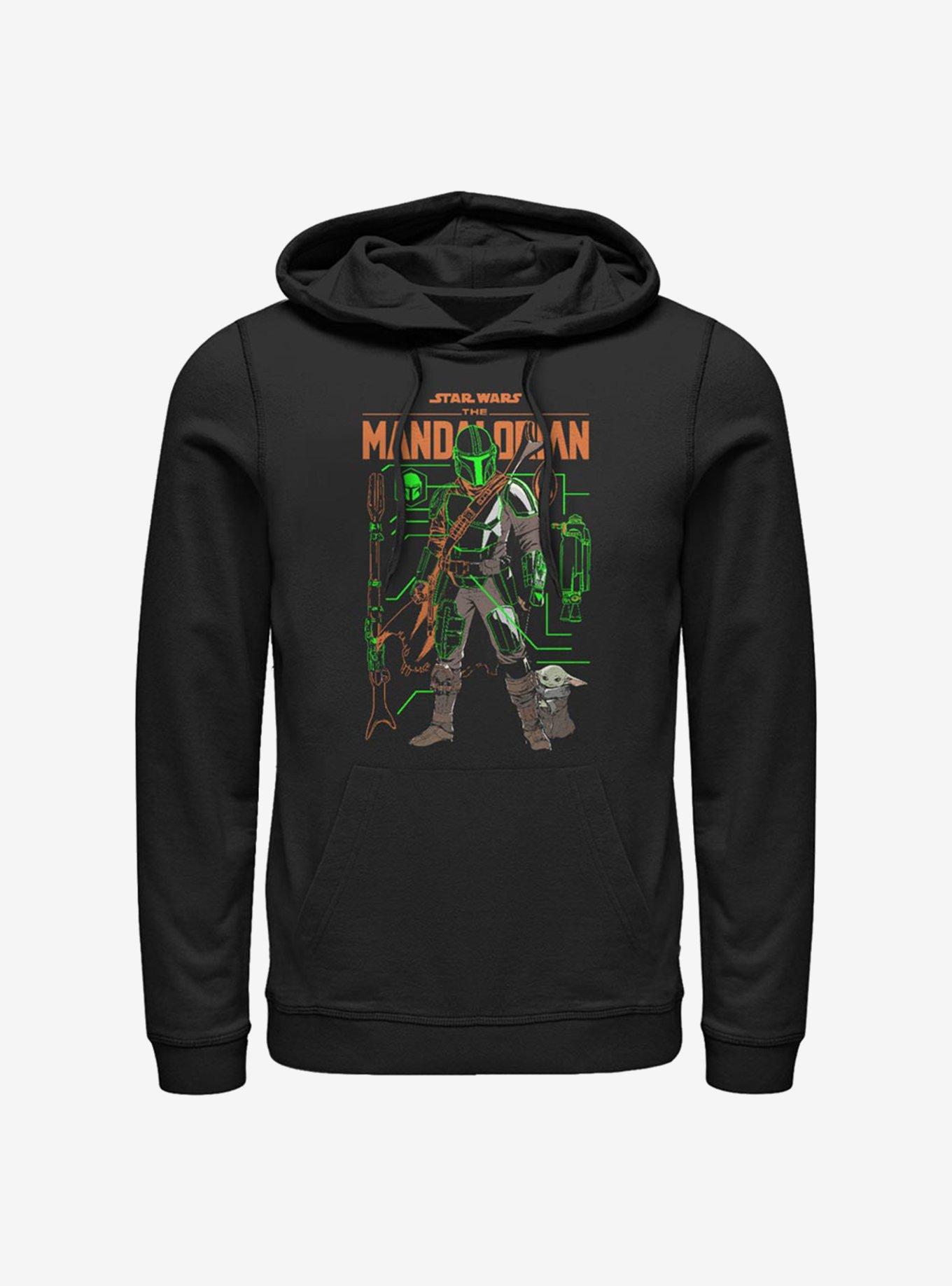 Star Wars The Mandalorian Schemed Up Hoodie