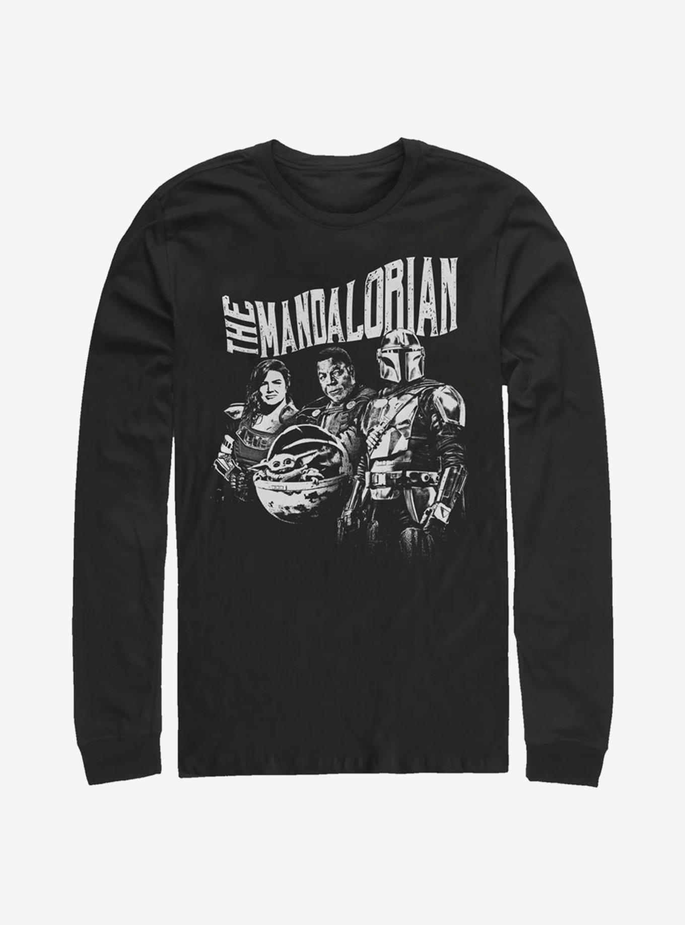 Star Wars The Mandalorian Hunter's Guild Long-Sleeve T-Shirt, BLACK, hi-res