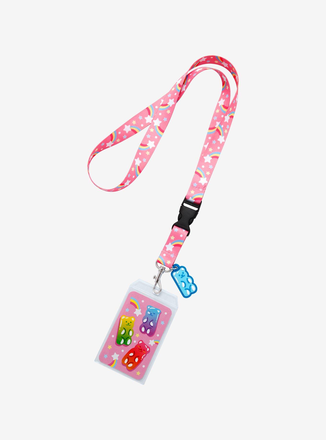 Candy Bear Rainbow Lanyard, , hi-res