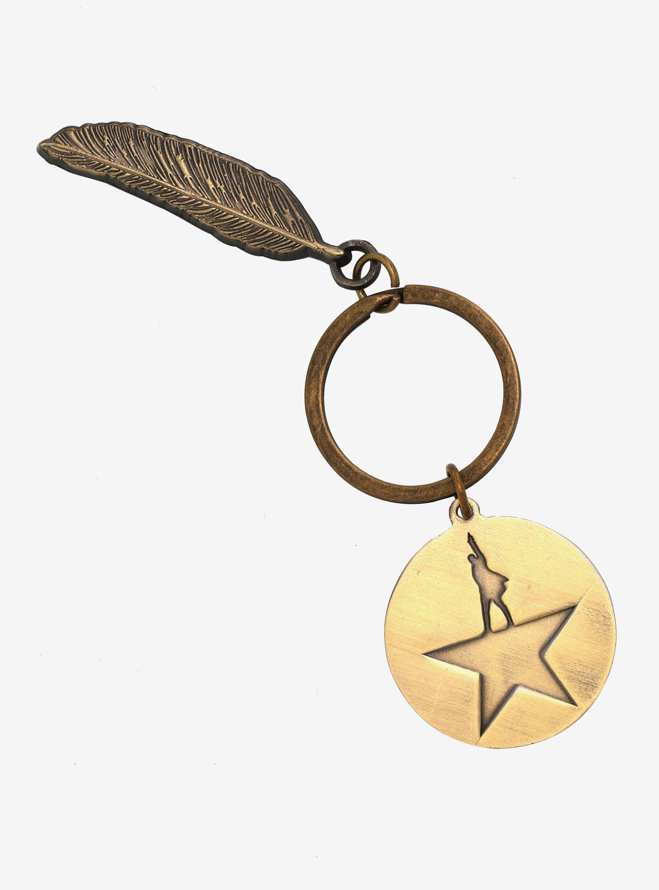 Hamilton Quill & Logo Key Chain, , hi-res