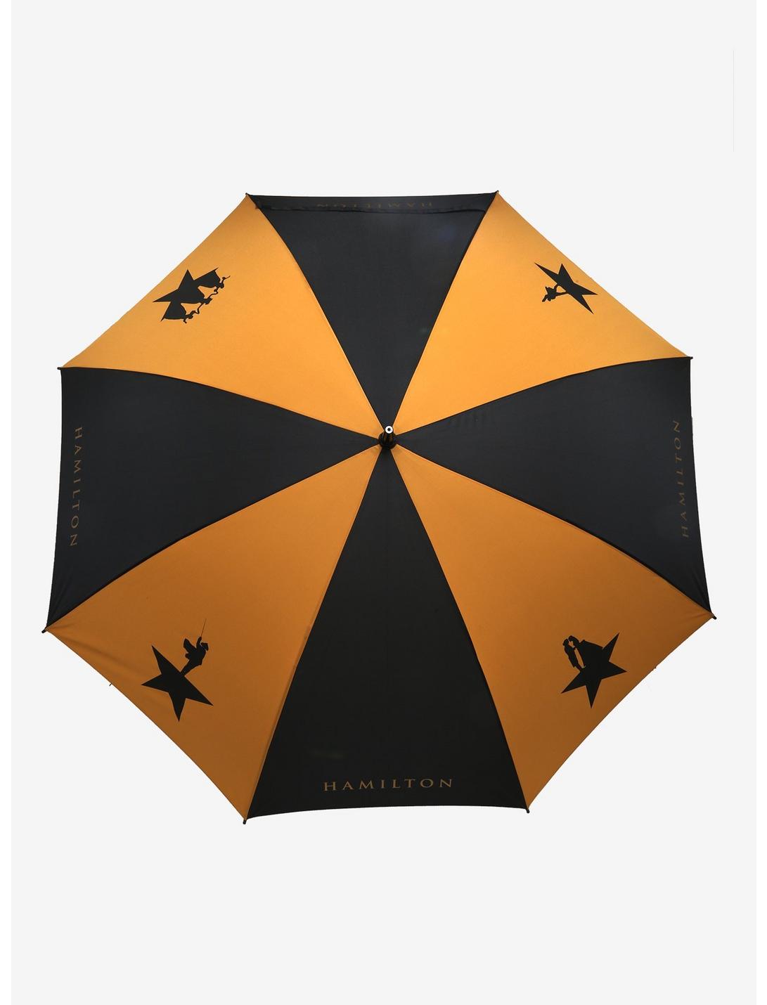 Hamilton Black & Gold Umbrella, , hi-res