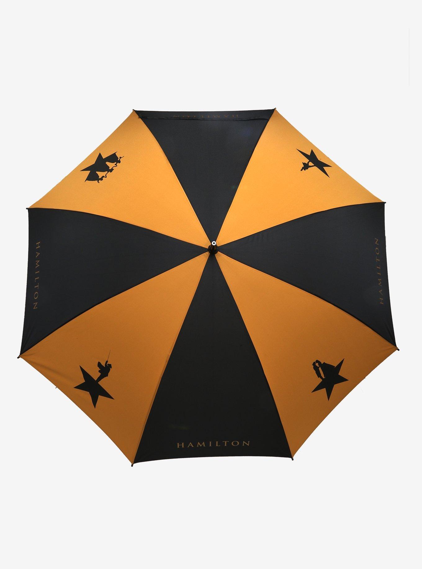 Hamilton Black & Gold Umbrella, , hi-res