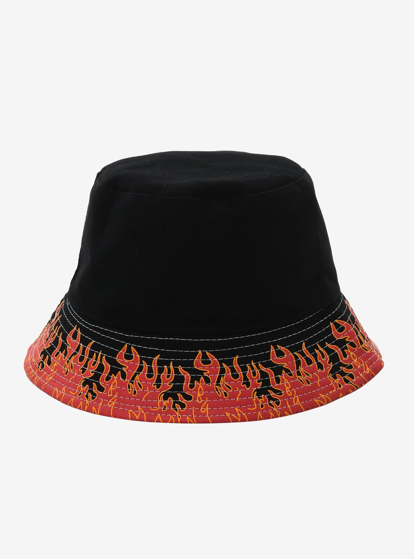 Flames Reversible Bucket Hat, , hi-res