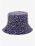 Lavender Leopard Reversible Bucket Hat, , hi-res