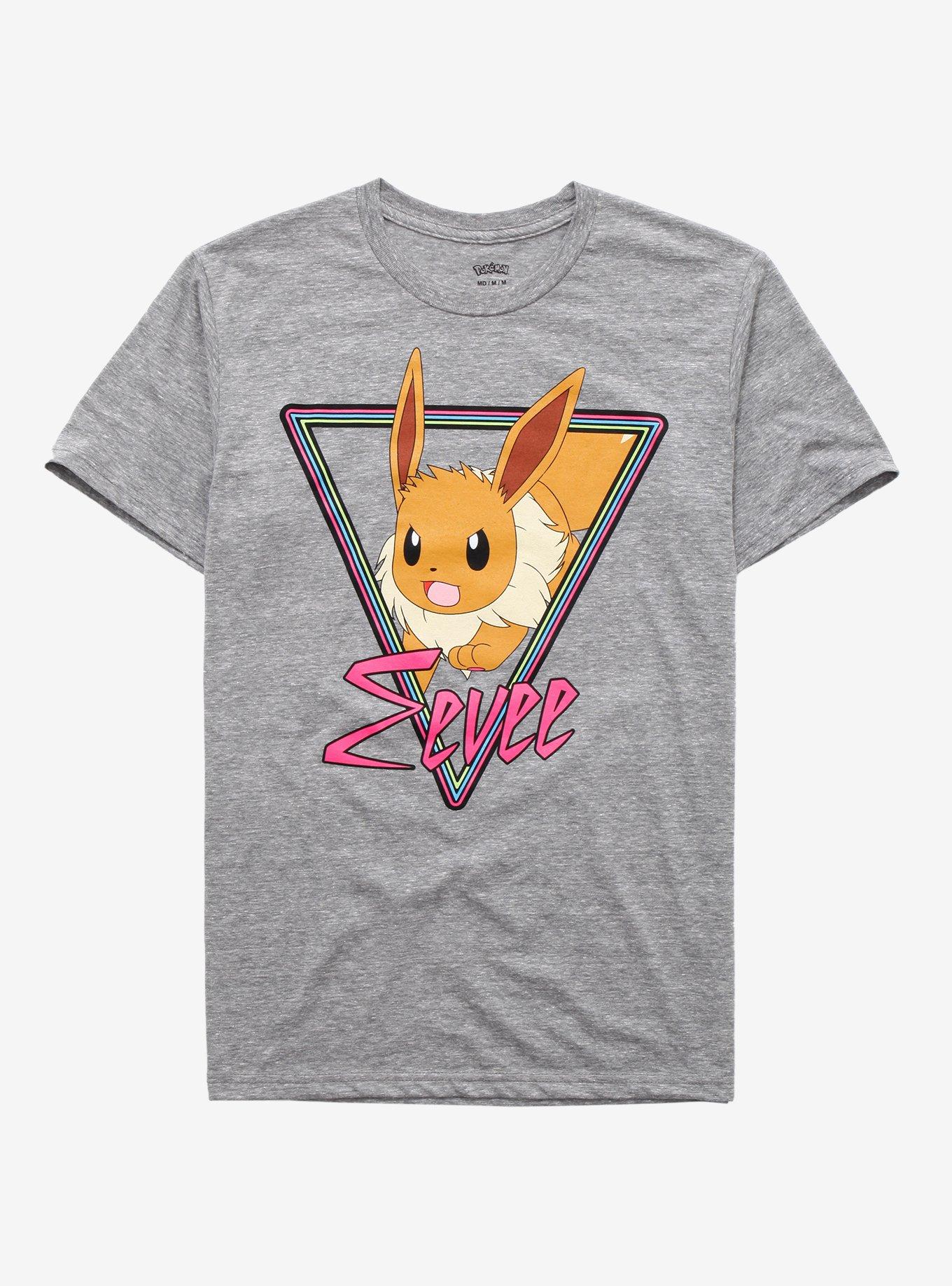 Pokemon Eevee Triangle T-Shirt, CHARCOAL, hi-res