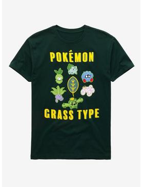 Pokemon Grass Type T-Shirt, GREEN, hi-res