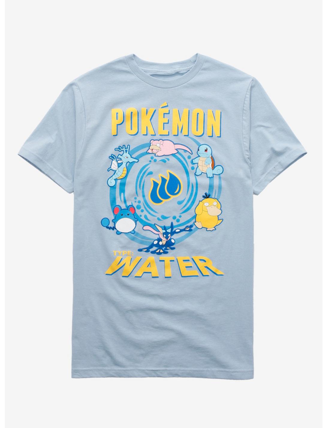Pokemon Water Type T-Shirt, BLUE, hi-res