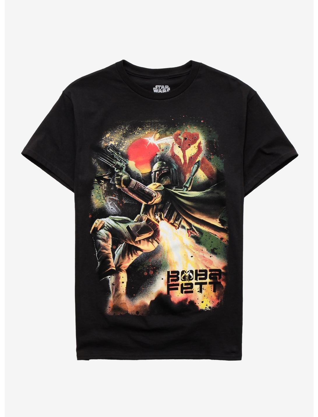 Star Wars Boba Fett Jet Pack T-Shirt, BLACK, hi-res