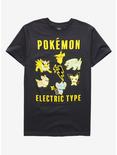 Pokemon Electric Type T-Shirt, CHARCOAL, hi-res