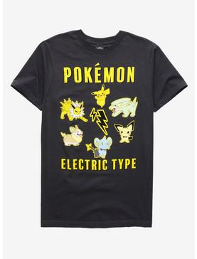 Pokemon Electric Type T-Shirt, CHARCOAL, hi-res
