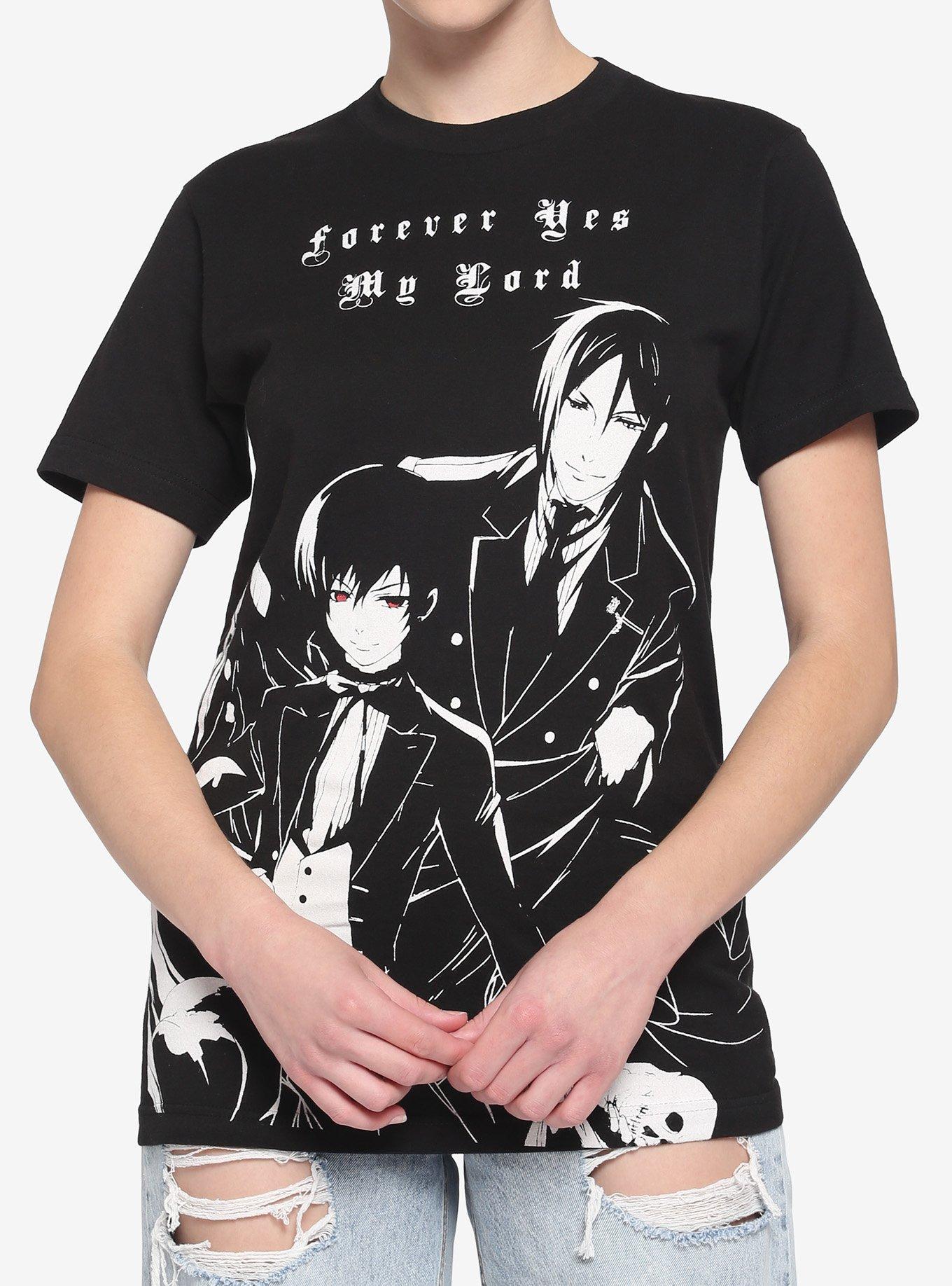 Black Butler Forever Yes Boyfriend Fit Girls T-Shirt, MULTI, hi-res