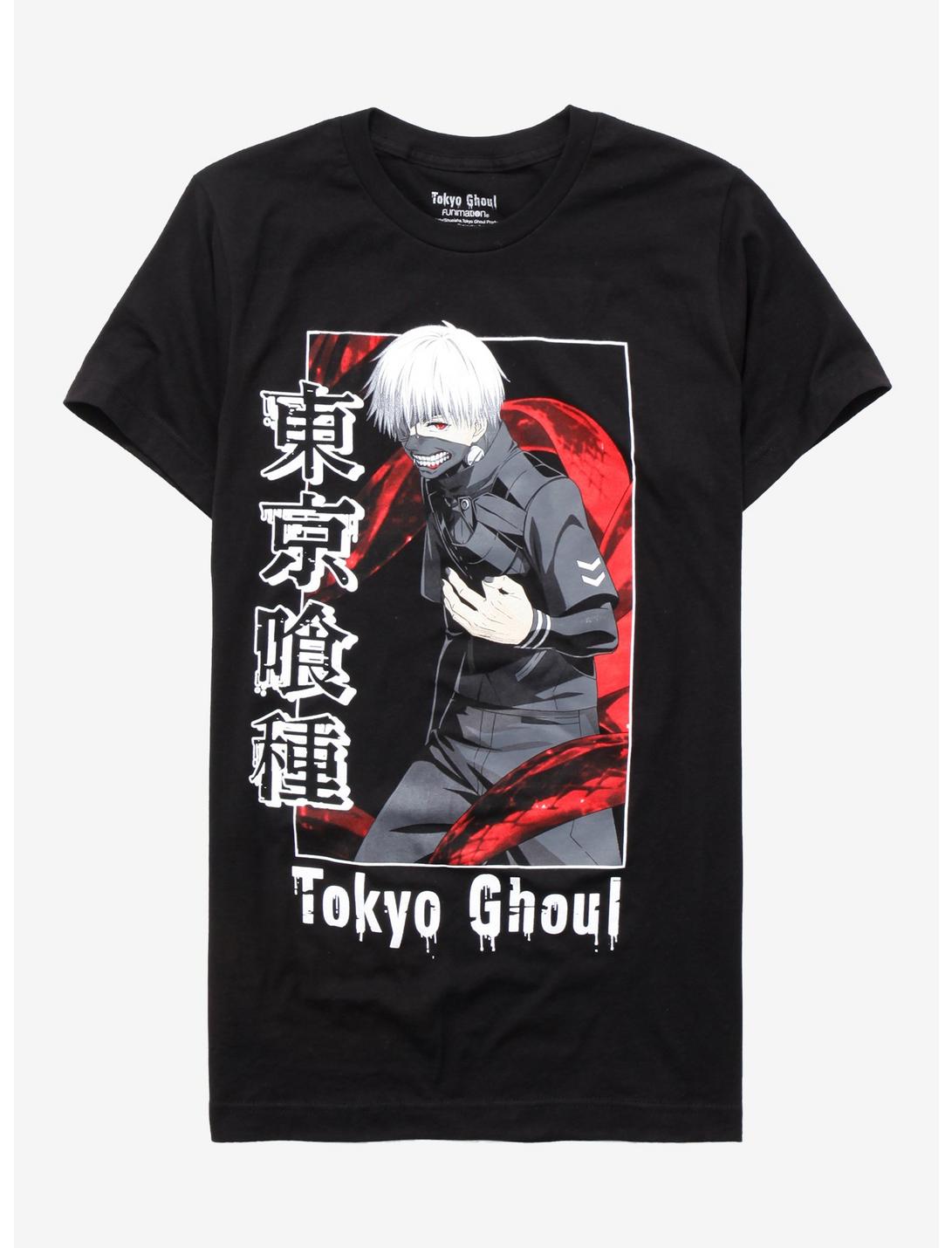 Tokyo Ghoul Ken Kaneki Box Boyfriend Fit Girls T-Shirt, MULTI, hi-res