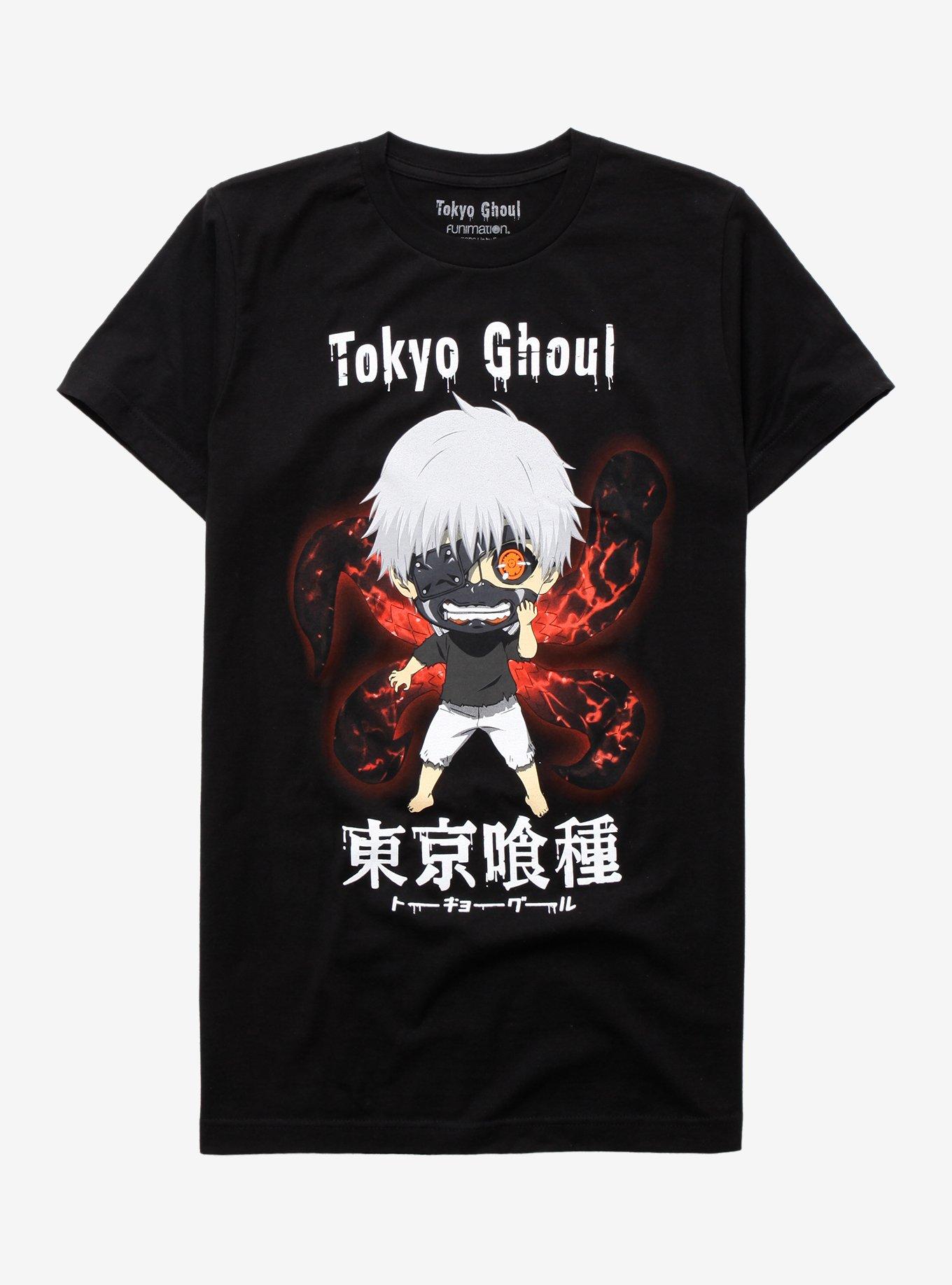 Tokyo Ghoul Chibi Ken Kaneki Boyfriend Fit Girls T-Shirt, MULTI, hi-res