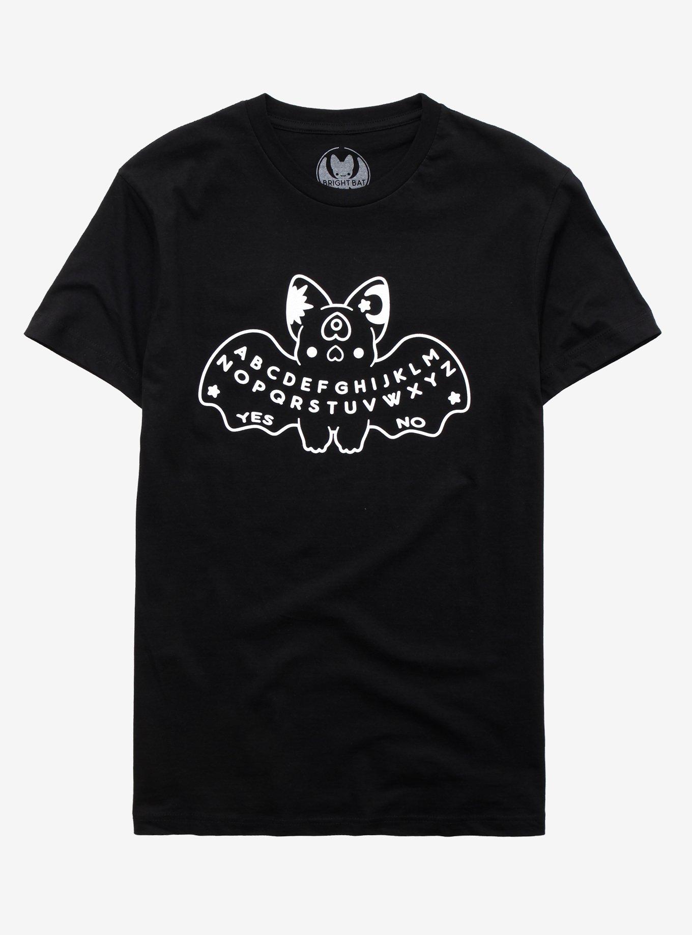 Spirit Board Bat Boyfriend Fit Girls T-Shirt By Bright Bat Design, MULTI, hi-res