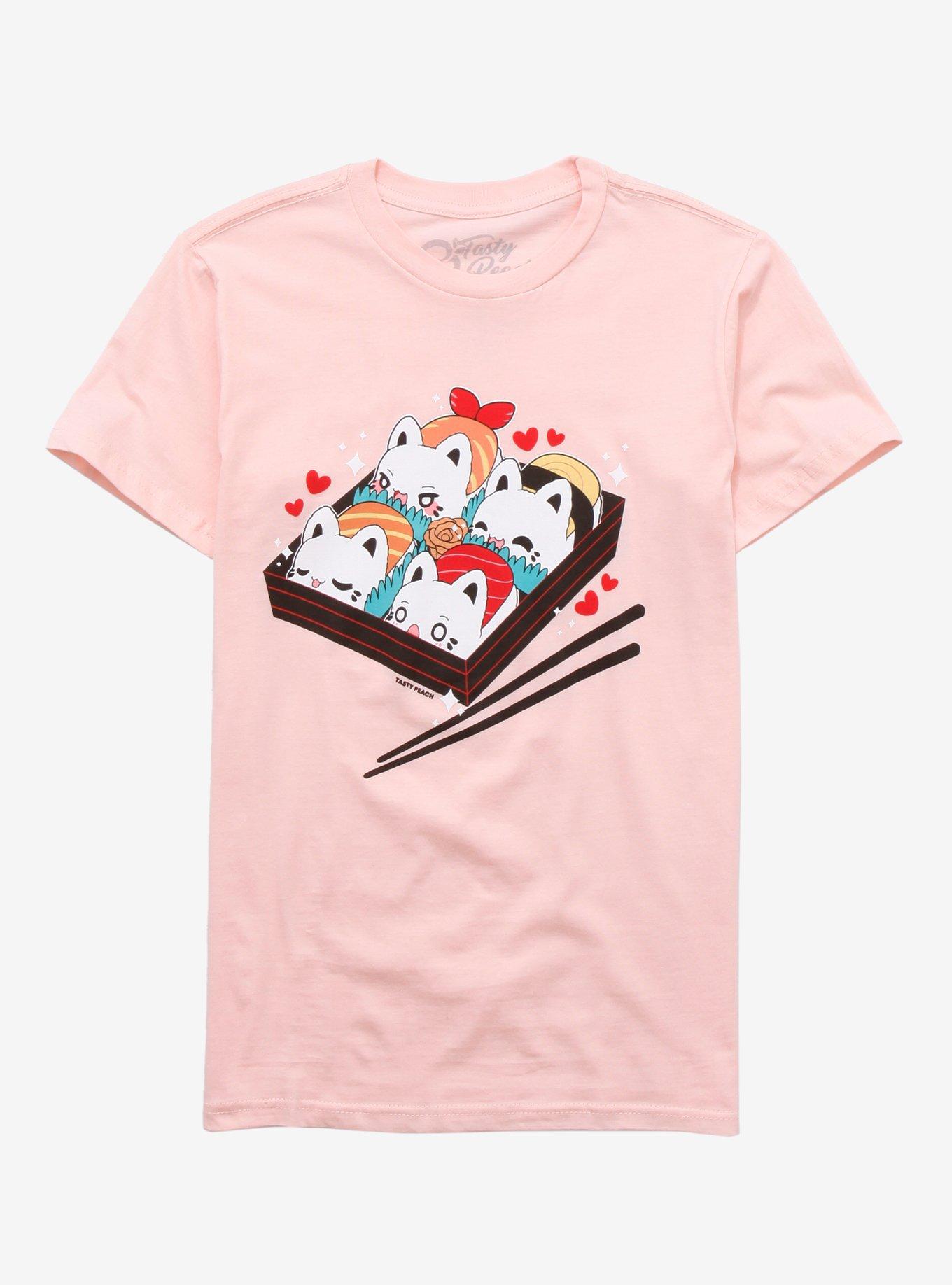 Sushi cat shop t shirt