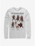 Star Wars The Mandalorian Mando Textbook Long-Sleeve T-Shirt, WHITE, hi-res