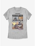 Star Wars The Mandalorian Mando Comic Womens T-Shirt, ATH HTR, hi-res