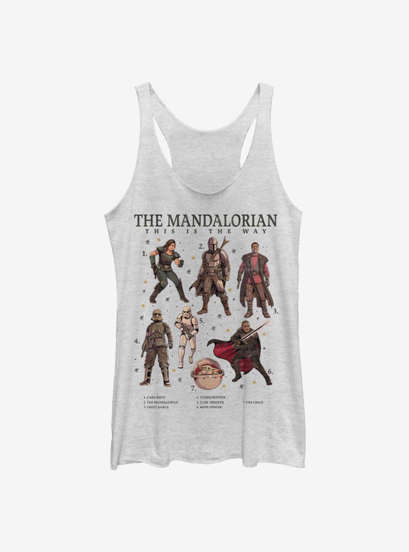 Star Wars The Mandalorian Mando Textbook Womens Tank Top, , hi-res