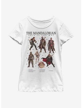 Star Wars The Mandalorian Mando Textbook Youth Girls T-Shirt, , hi-res