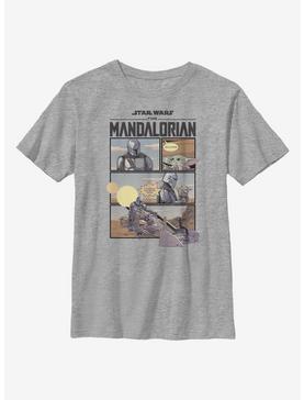 Star Wars The Mandalorian Mando Comic Youth T-Shirt, , hi-res