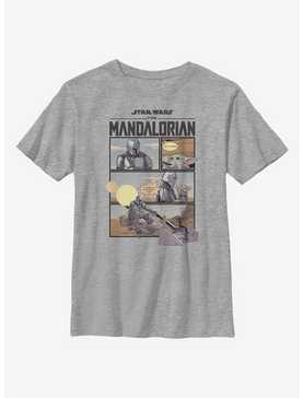 Star Wars The Mandalorian Mando Comic Youth T-Shirt, , hi-res