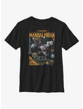 Star Wars The Mandalorian Razor Line Youth T-Shirt, , hi-res