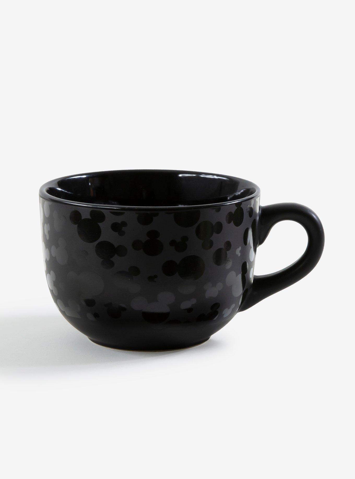 Disney Mickey Mouse Matte Black Soup Mug, , hi-res