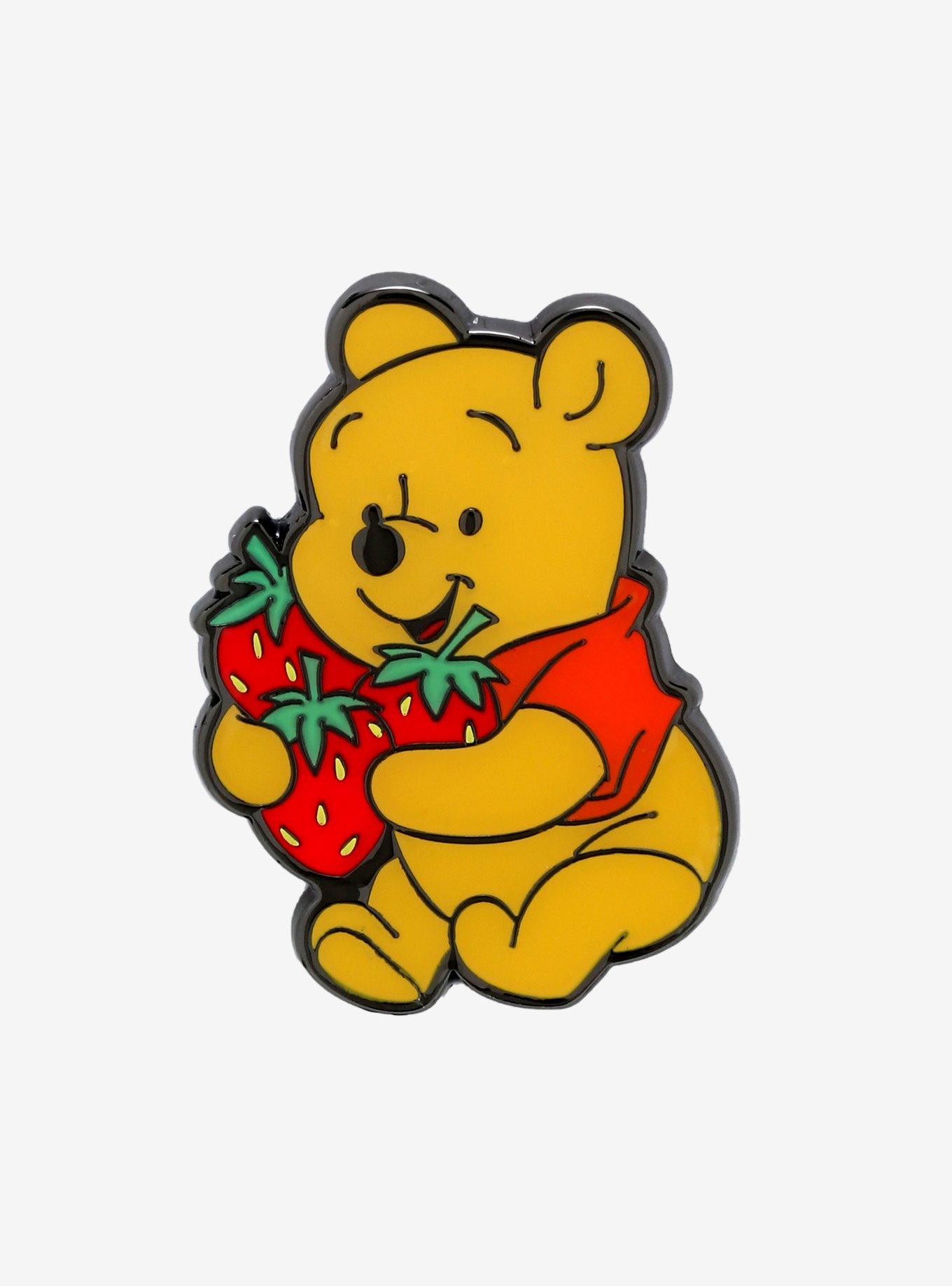 Loungefly Disney Winnie The Pooh Strawberry Enamel Pin, , hi-res